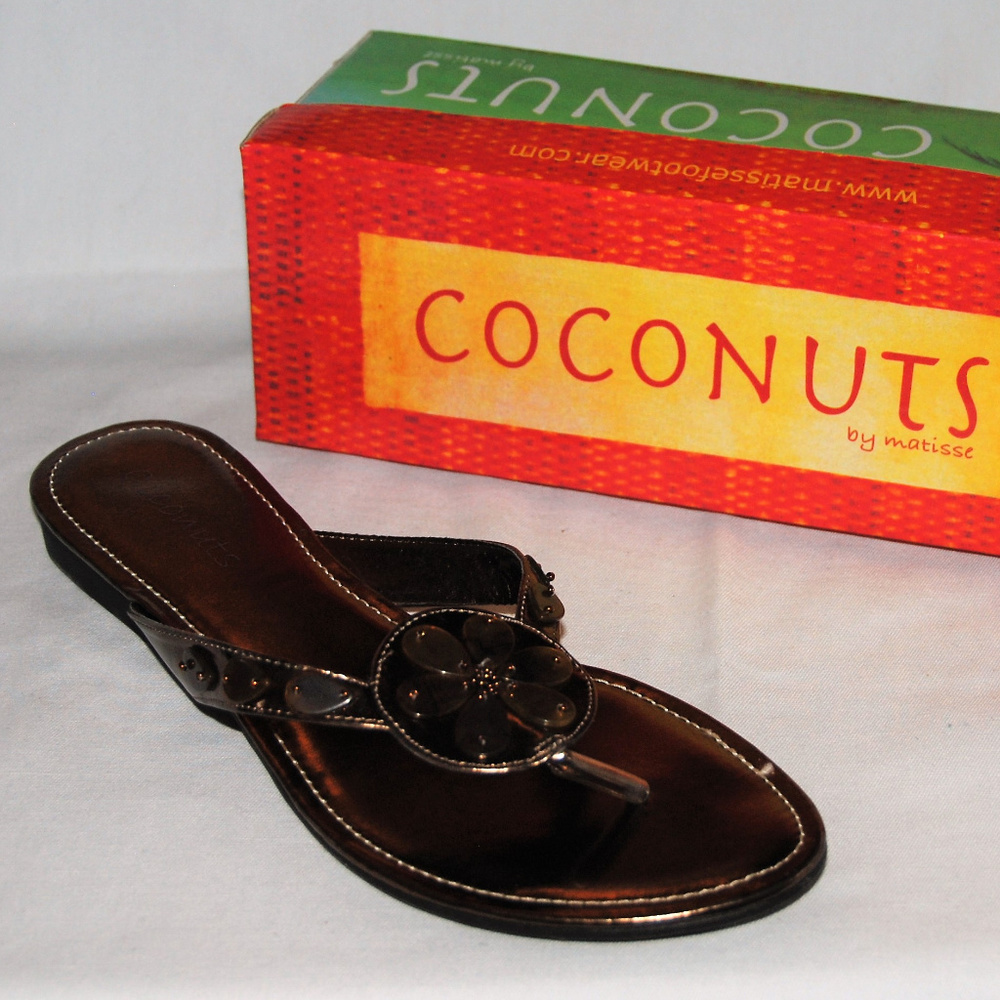 Coconuts by Matisse Sandals Bronze Size 10 NEW